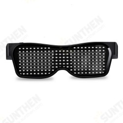 LED Glasses Bluetooth Control Christmas Bar Party Decoration Toys USB Charging LED Glasses Bluetooth Control Christmas Bar Party Decoration Toys USB Charging