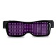 LED Glasses Bluetooth Control Christmas Bar Party Decoration Toys USB Charging LED Glasses Bluetooth Control Christmas Bar Party Decoration Toys USB Charging
