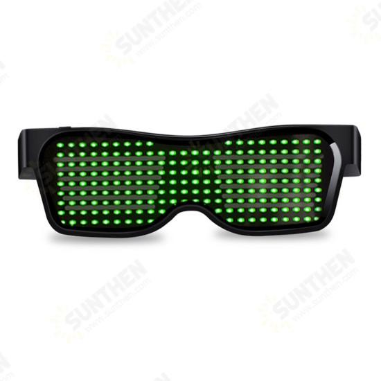 LED Glasses Bluetooth Control Christmas Bar Party Decoration Toys USB Charging LED Glasses Bluetooth Control Christmas Bar Party Decoration Toys USB Charging