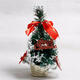 Mini Table Top Christmas Tree Ornament Multi-patterns Random Xmas Home Party Dinner Table Decor