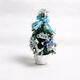 Mini Table Top Christmas Tree Ornament Multi-patterns Random Xmas Home Party Dinner Table Decor