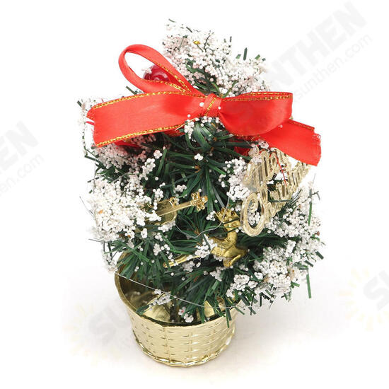 Mini Table Top Christmas Tree Ornament Multi-patterns Random Xmas Home Party Dinner Table Decor Mini Table Top Christmas Tree Ornament Multi-patterns Random Xmas Home Party Dinner Table Decor