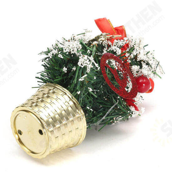 Mini Table Top Christmas Tree Ornament Multi-patterns Random Xmas Home Party Dinner Table Decor