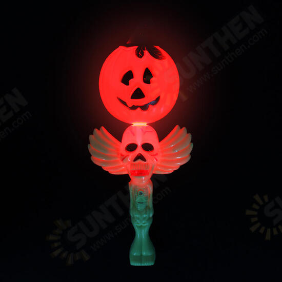 Halloween Pumpkin Glow Stick Ghost Light Decoration Toys Party Home Decor