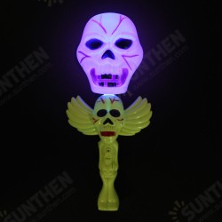 Halloween Pumpkin Glow Stick Ghost Purple Light Decoration Toys Party Home Decor