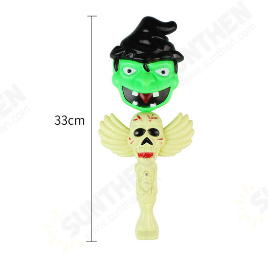 Halloween Pumpkin Glow Stick Ghost Green Light Decoration Toys Party Home Decor