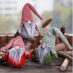 Non-Woven Hat With Long Legs Handmade Gnome Santa Christmas Figurines Ornament Decorations Toys