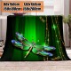 Polyester Thick Blanket 3D Green Dragonfly Pattern for Halloween Christmas Decoration