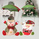 Santa Claus Snowman In Parachute Christmas Xmas Tree Hanging Home Decor Ornament