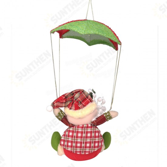 Santa Claus Snowman In Parachute Christmas Xmas Tree Hanging Home Decor Ornament