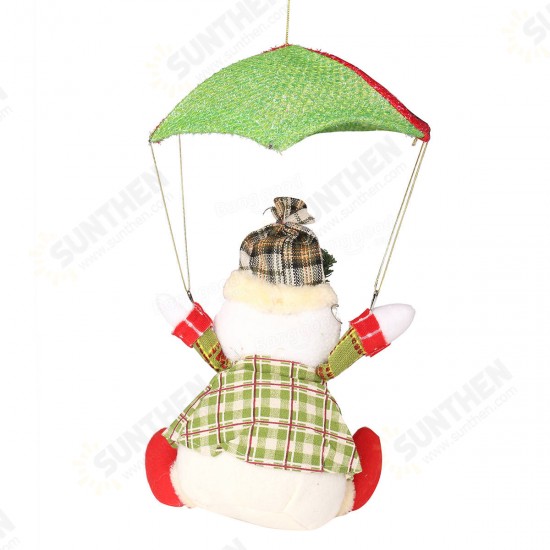 Santa Claus Snowman In Parachute Christmas Xmas Tree Hanging Home Decor Ornament