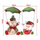 Santa Claus Snowman In Parachute Christmas Xmas Tree Hanging Home Decor Ornament