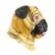 Shar Pei Head Mask Creepy Animal Halloween Costume Theater Prop Latex Party Toy