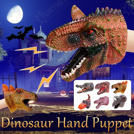 Simulation Dinosaur Crocodile Hand Puppet Gloves Toys