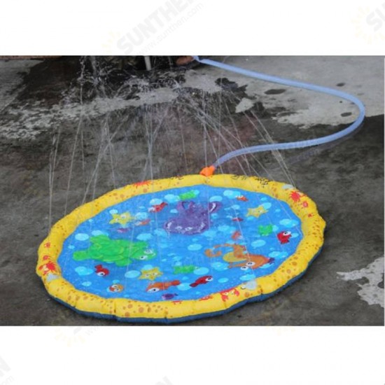 Summer Children's Outdoor Play Water Games Beach Mat Lawn Sprinkler Cushion Toys