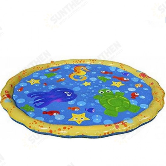 Summer Children's Outdoor Play Water Games Beach Mat Lawn Sprinkler Cushion Toys