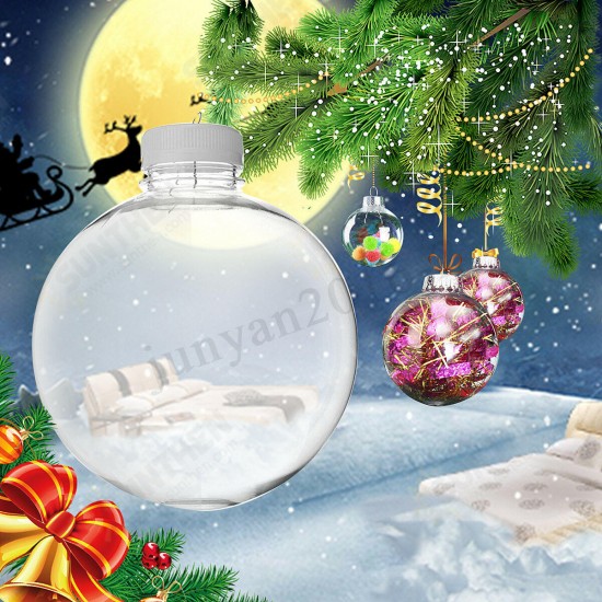 Super Clear Plastic Balls DIY Christmas Trees Hanging Bauble Decoration Toys Super Clear Plastic Balls DIY Christmas Trees Hanging Bauble Decoration Toys
