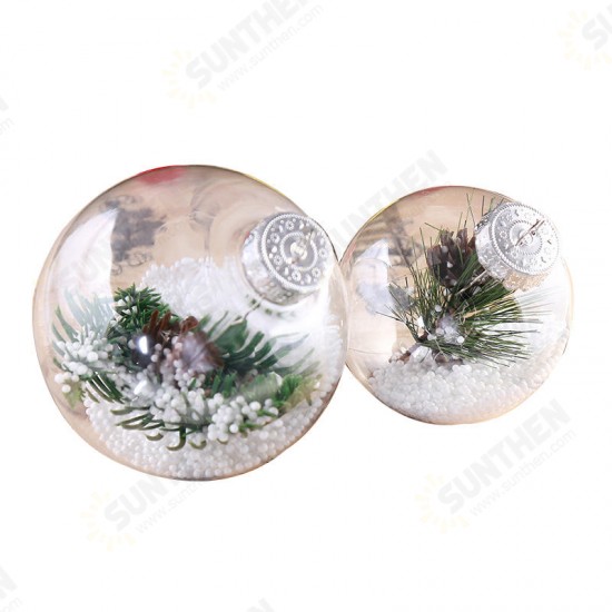 Super Clear Plastic Balls DIY Christmas Trees Hanging Bauble Decoration Toys Super Clear Plastic Balls DIY Christmas Trees Hanging Bauble Decoration Toys