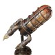 US/UK/EU/AU Plug Steampunk Rocket Lamp Punk Style Lights Desktop Decor Ornaments Wall Decoration Light Led Light Lamp