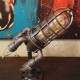 US/UK/EU/AU Plug Steampunk Rocket Lamp Punk Style Lights Desktop Decor Ornaments Wall Decoration Light Led Light Lamp