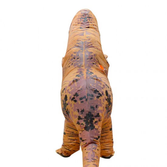 Up to 2.2m Inflatable Toys Dinosaur Halloween Costume Clothing Adult Party Fancy Animal Clothing With Fan