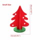 Vintage Christmas Tree Home Shop Ornament Decoration Fabric Red Green Tree