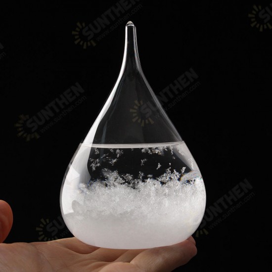 Weather Forecast Crystal Storm Glass Home Decor Christmas Gift