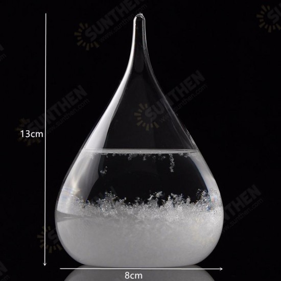 Weather Forecast Crystal Storm Glass Home Decor Christmas Gift