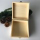 Wooden Christmas Eve Gift Box Decoration Box Toys