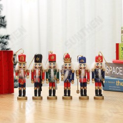 Wooden Nutcracker Doll Soldier Vintage Handcraft Decoration Christmas Gifts Wooden Nutcracker Doll Soldier Vintage Handcraft Decoration Christmas Gifts