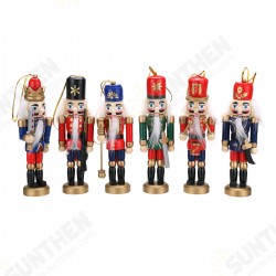 Wooden Nutcracker Doll Soldier Vintage Handcraft Decoration Christmas Gifts Wooden Nutcracker Doll Soldier Vintage Handcraft Decoration Christmas Gifts