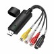 1080P Video Audio Capture Card USB 2.0 Video Adapter AV Signal Capture Cable for DVD Settop Box Camera Camcorder