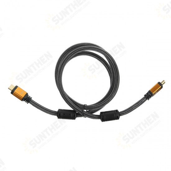 1.5M 3D-Orange HD Cable Lead V2.0 Gold High Speed for HDTV Ultra Hd HD 2160p 4K