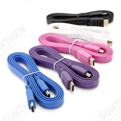 1.5M V1.4 Flat HD Cable For BLURAY 3D DVD PS3 HDTV XBOX 360 1.5M V1.4 Flat HD Cable For BLURAY 3D DVD PS3 HDTV XBOX 360