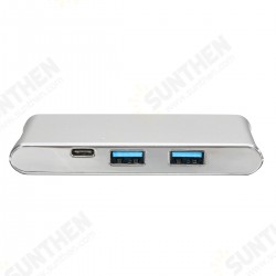6 in 1 USB-C HUB with Type-C Power Delivery 4K Video HD Output Converter Alloy Card Reader 6 in 1 USB-C HUB with Type-C Power Delivery 4K Video HD Output Converter Alloy Card Reader