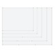 60 72 84 100 120 Inch 4 : 3 White High Brightness Reflective Projector Screen Cloth Foldable Fabric Cloth for Indoor Outdoor Movie