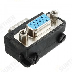 90 Degree Right Angle 15 Pin VGA SVGA Male to Female Converter Adapter 90 Degree Right Angle 15 Pin VGA SVGA Male to Female Converter Adapter