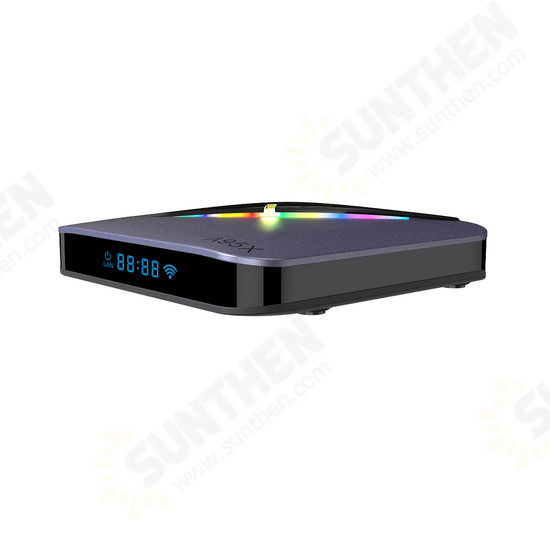 A95X F3 Air II Amlogic S905W2 Quad Core G31 GPU Android 11 4GB RAM 64GB ROM Smart TV BOX 2.5G 5G Dual WIFI Bluetooth 5.0 RGB Light Support Youtube 4K HD