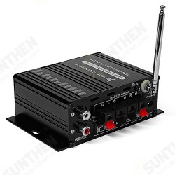 AK370 2*20W Digital HiFi Power Amplifier bluetooth 5.0 RCA USB SD Card Stereo Home Theater Car Audio Support FM Function with Remote Control AK370 2*20W Digital HiFi Power Amplifier bluetooth 5.0 RCA USB SD Card Stereo Home Theater Car Audio Support FM Function with Remote Control