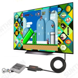 HDMI-compatible Converter Adapter for NGC/SNES/N64/SFC for Nintendo 64 for GameCube Plug And Play Full Digital Cable HDMI-compatible Converter Adapter for NGC/SNES/N64/SFC for Nintendo 64 for GameCube Plug And Play Full Digital Cable