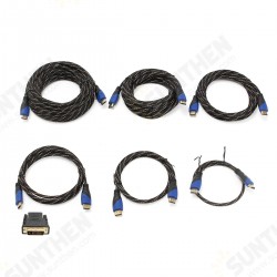 Braided HD Cable V1.4 1080P HD 3D for PS3 Xbox HDTV with DVI Connector Braided HD Cable V1.4 1080P HD 3D for PS3 Xbox HDTV with DVI Connector