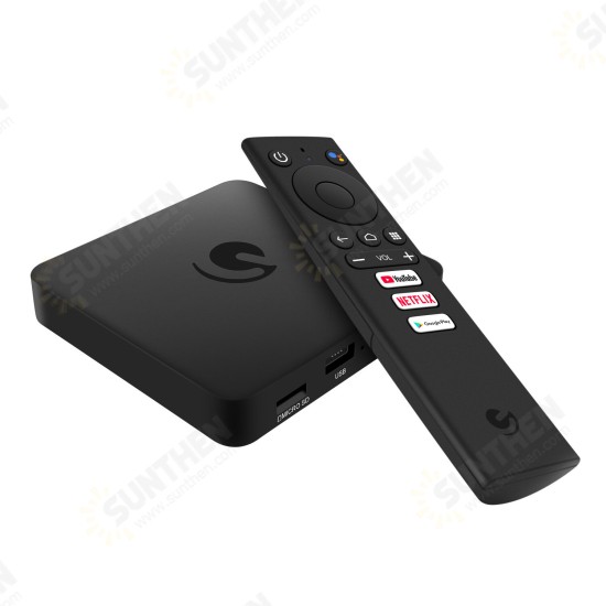 Android 9.0 Voice Control Google Certified Set-Top Box Smart Player Netflix 4K Dual-band ATV set-top box