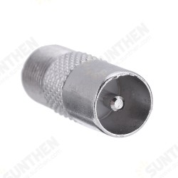 F Female to 9.5TV Male RF TV Head Plug Converter Adapter F Female to 9.5TV Male RF TV Head Plug Converter Adapter