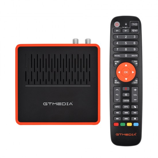 GTcombo 2 in 1 Amlogic S905X3 Smart TV Box DVB-S2X T2 Satellite TV Receiver 2GB RAM 16GB ROM Android 9.0 H.265 HD 4K 2.4G 5G WIFI bluetooth Support CA Card IPTV Youtube Netflix for Disney