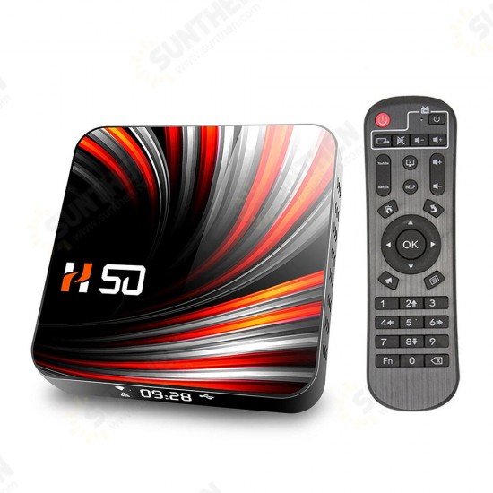 H50 RK3318 TV BOX Android 10.0 4GB RAM 32GB 4K 3D Video UHD Media Player with Dual Band WiFi bluetooth 4.0 Set Top Box