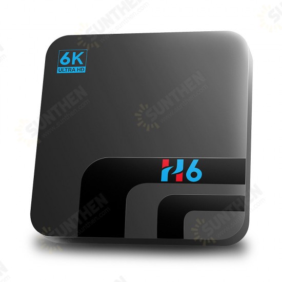 H6 H616 TV BOX Android 10.0 2G+16GB 6K HDR 3D Video UHD Media Player Support bluetooth WiFi Set Top Box