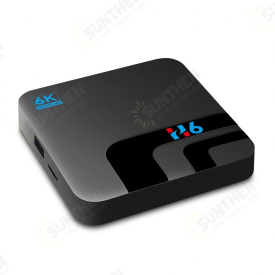 H6 H616 TV BOX Android 10.0 2G+16GB 6K HDR 3D Video UHD Media Player Support bluetooth WiFi Set Top Box