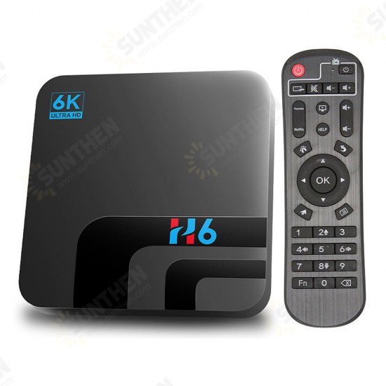 H6 H616 TV BOX Android 10.0 2G+16GB 6K HDR 3D Video UHD Media Player Support bluetooth WiFi Set Top Box