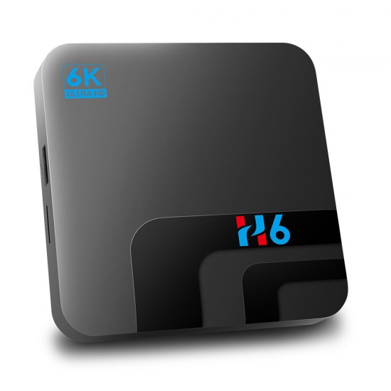 H6 H616 TV BOX Android 10.0 4G+32GB 6K HDR 3D Video UHD Media Player Support bluetooth WiFi Set Top Box