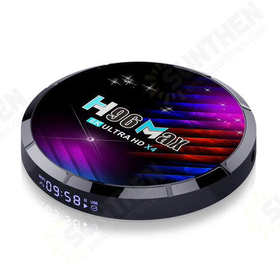 H96 Max X4 S905X4 Android 11.0 TV 4+64G TV Box 5G WIFI Bluetooth 4K Media Player Set Top Box Google Player Youtube 8K